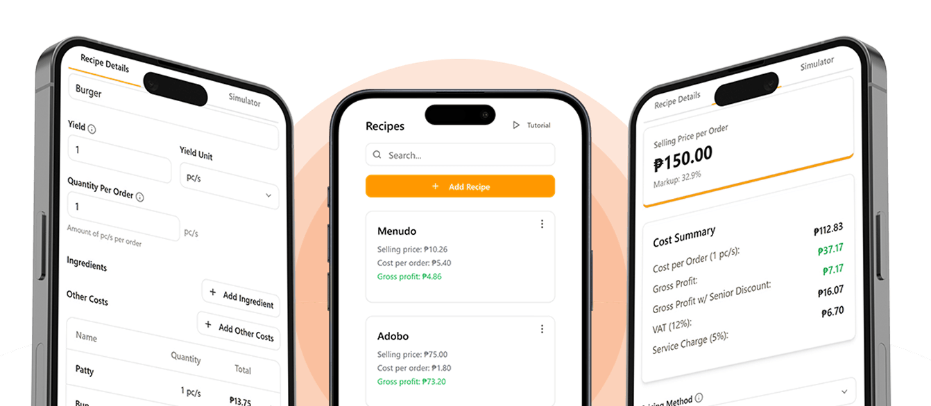 Costify App Screenshot collage